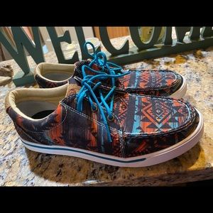 Twisted X Aztec print shoes women’s 9.5